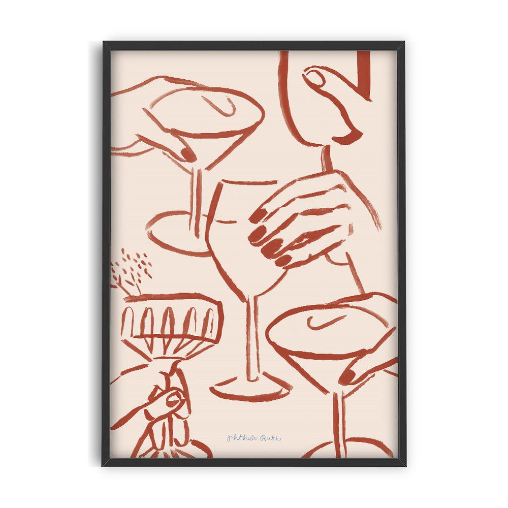 PSTR STUDIO Art Print - Phthalo Ruth - Cheers II