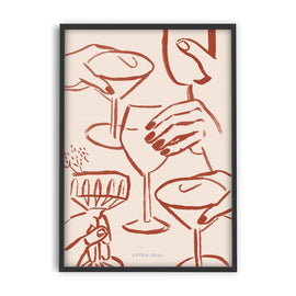 PSTR STUDIO Art Print - Phthalo Ruth - Cheers II