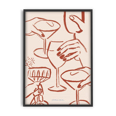 PSTR STUDIO Art Print - Phthalo Ruth - Cheers II