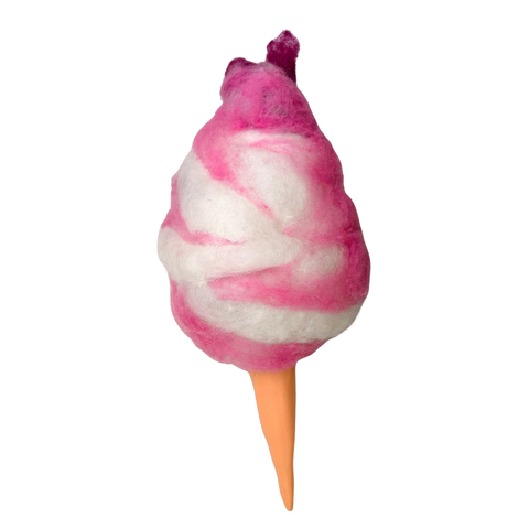 106 - Sunna Dögg Ásgeirsdóttir, "Ullarfrauð”, Sjálfþornandi postulínsleir - íslensk ullarkemba, 20x25cm, 2025.