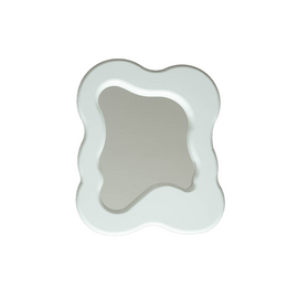 SALÓME HOLLANDERS Glazed Mirror Original 90cm Pale Seashell