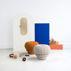 HARTO Armchair Stool Claudie Fabric
