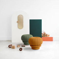 HARTO Armchair Stool Claudie Fabric
