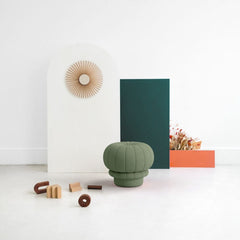 HARTO Armchair Stool Claudie Fabric