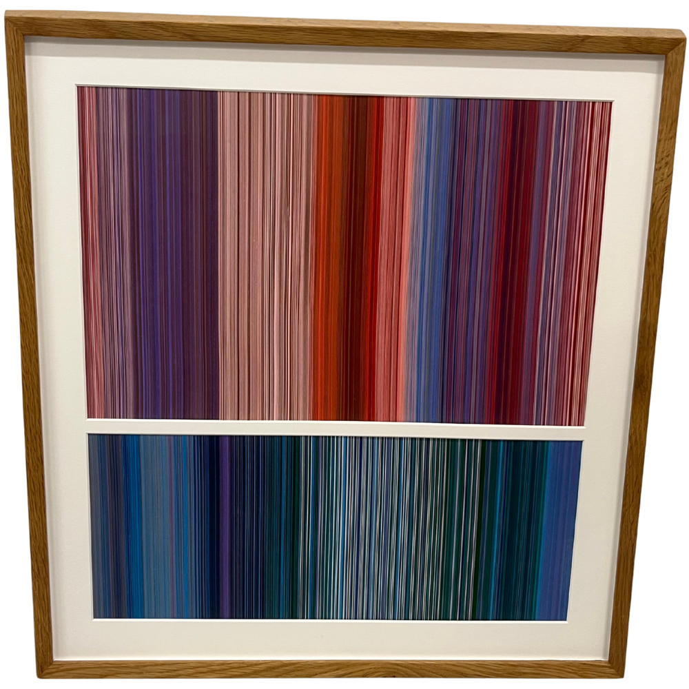 30 - Halldór Sturluson, "Án titils", Blönduð tækni, 64x60cm, 2023.