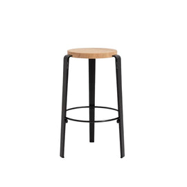 TIPTOE Stool Mi Lou Oak Steel Legs 66cm