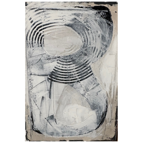 92 - Tinna Magnúsdóttir, "Untitled”, Akríl á striga, 52x72cm, 2023.