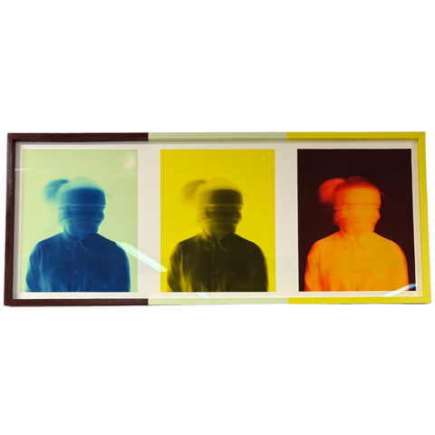 23 - Dagur Benedikt Reynisson, "þrír persónuleikar", Prenta á matt pappír, 40x100cm, 2025.