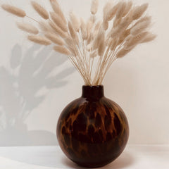 OPJET PARIS Round Leopard Vase 13cm