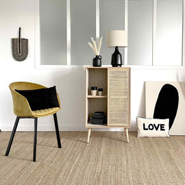 OPJET PARIS Cushion Rectangular Balance Black 50cm