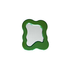 SALÓME HOLLANDERS Glazed Mirror Mini 47cm Deep Green