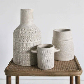 OPJET PARIS Vase Ear Paper Mache 12cm