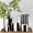 OPJET PARIS Set Of 4 Striped Pots Ceramic