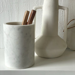 OPJET PARIS White Marble Pot 16cm