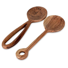 OPJET PARIS Wooden Salad Cutlery 25cm