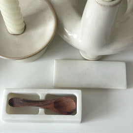 OPJET PARIS Salt And Pepper Marble Box 10cm