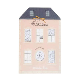 MOULIN ROTY Notebook stickers Les Parisiennes (20 pages)