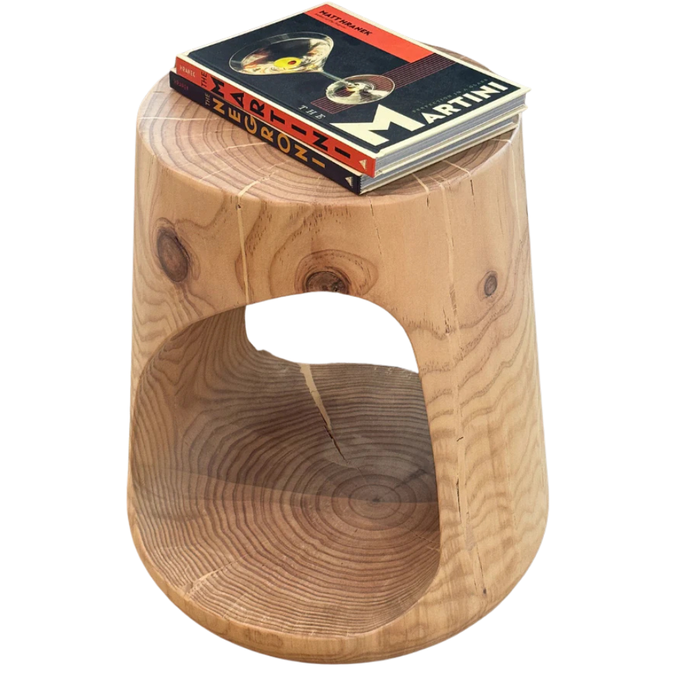 FURNIFIED Side Table Dalo Light Natural Oak 42cm
