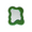 SALÓME HOLLANDERS Glazed Mirror Original 90cm Deep Green