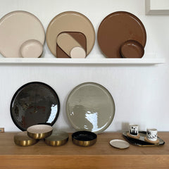 OPJET PARIS Set Of 3 Enameled Trays