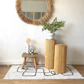 OPJET PARIS Side Table Mikado Rattan 65cm
