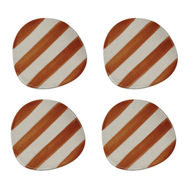 OPJET PARIS Set Of 4 Striped Coasters 10cm
