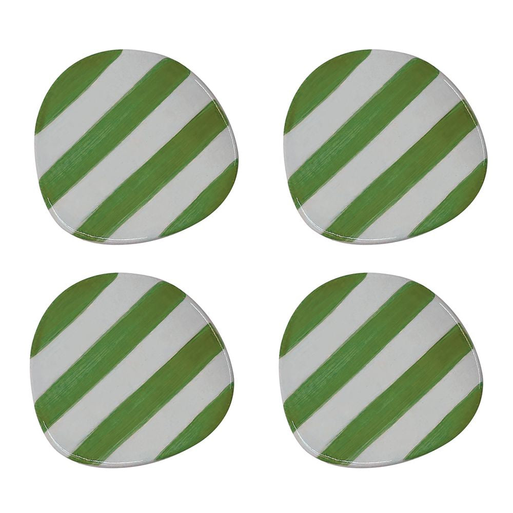 OPJET PARIS Ceramic Striped Coasters 10cm