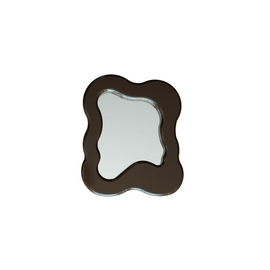 SALÓME HOLLANDERS Glazed Mirror Mini 47cm Deep Brown