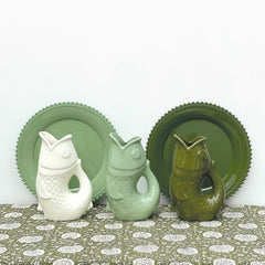 OPJET PARIS Fish Pitcher Vase 25cm