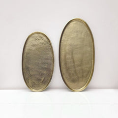 OPJET PARIS Oval Tray Gold-Plated Juliette 46cm