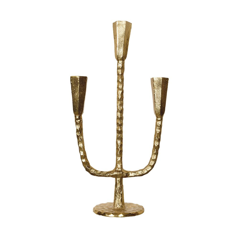 OPJET PARIS Candle Holder Triple Gold Alice 36cm