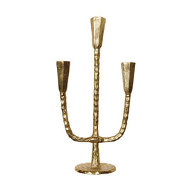 OPJET PARIS Candle Holder Triple Gold Alice 36cm