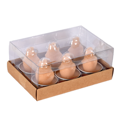 OPJET PARIS Set Of 6 Fish Tealight Candles 5cm