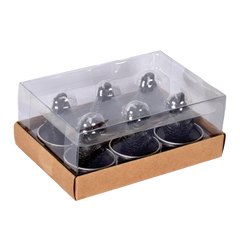OPJET PARIS Set Of 6 Fish Tealight Candles 5cm