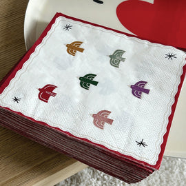 OPJET PARIS Paper Napkins Birds x20