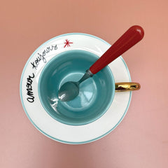 OPJET PARIS Set Of 2 Cups Mornings Hugs 10cm