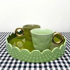 OPJET PARIS Set Of 2 Cups Mornings Hugs 10cm