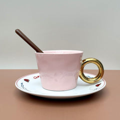 OPJET PARIS Set Of 2 Cups Mornings Hugs 10cm