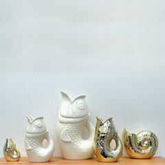 OPJET PARIS Fish ceramic Vase 12cm