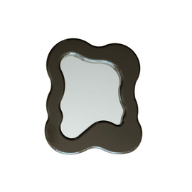 SALÓME HOLLANDERS Glazed Mirror Original 90cm Deep Brown