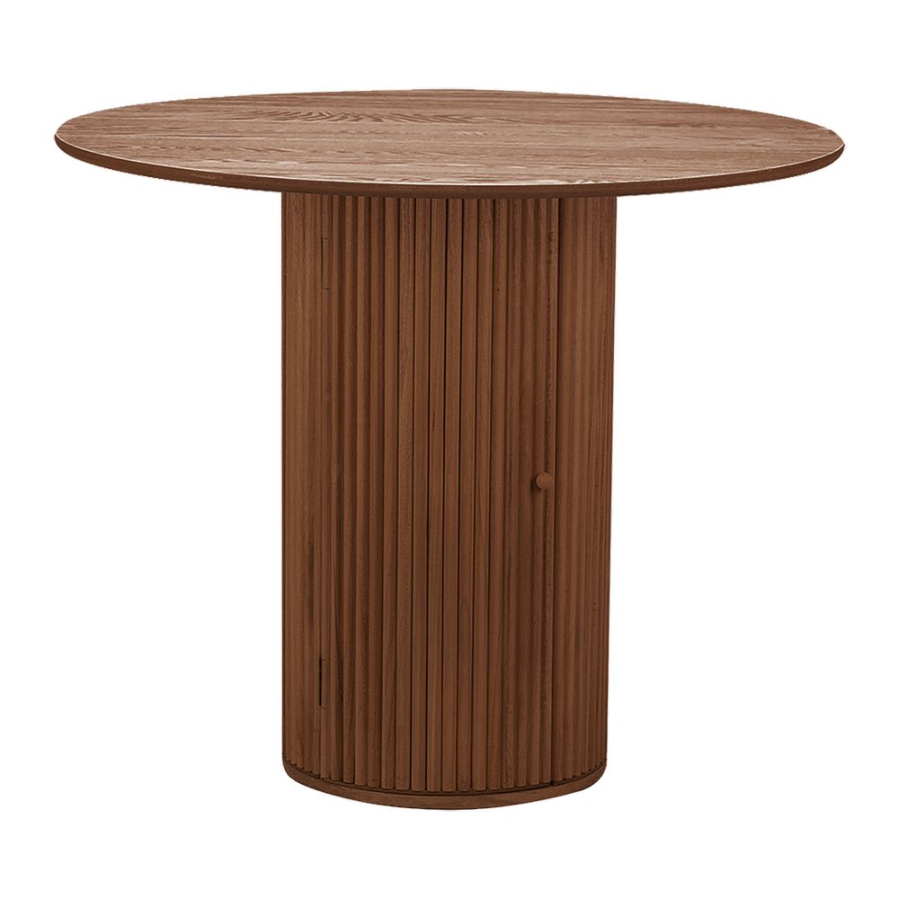 OPJET PARIS Round Dining Table Lize Wenge Style 90cm – laboutiquedesign.is