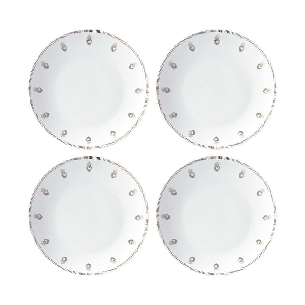 OPJET PARIS Set of 4 Dinner Plates Voto 27cm
