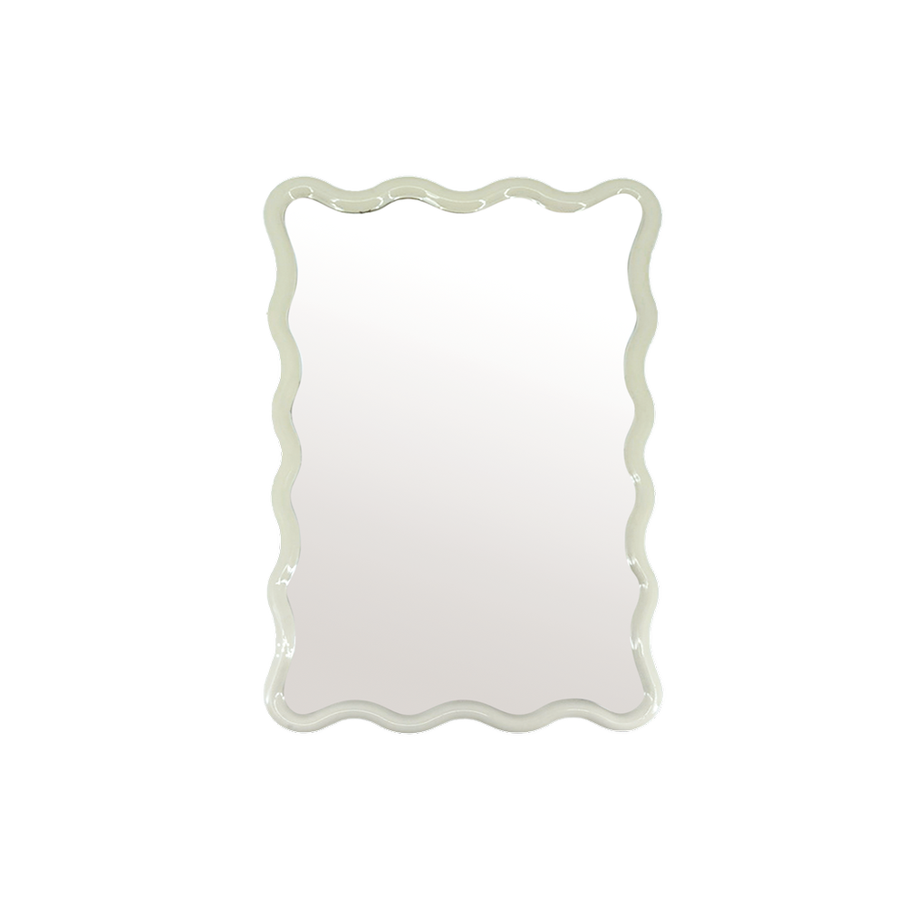 OPJET PARIS Samll Rectangular Mirror Wavy