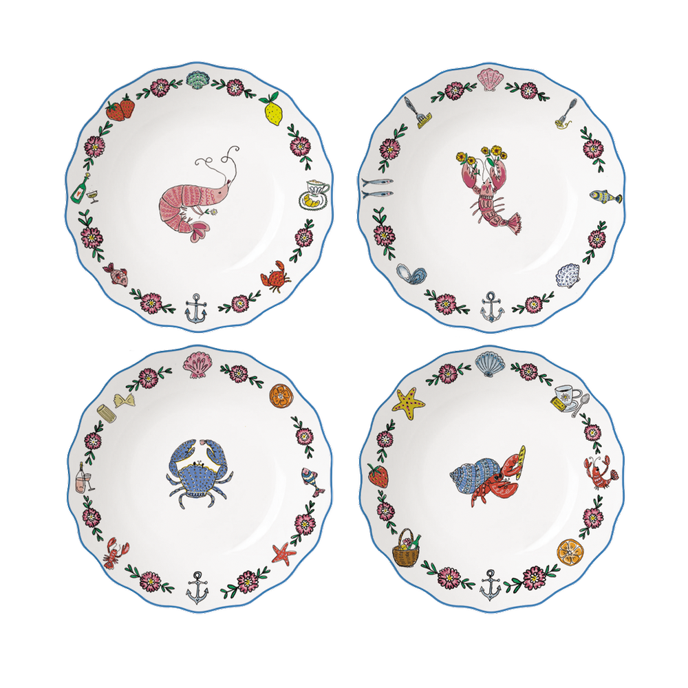 OPJET PARIS Dinner Plate Crustaceans 27cm