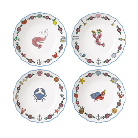 OPJET PARIS Dinner Plates Crustaceans 27cm