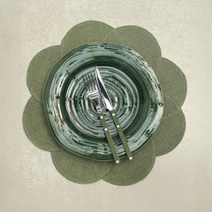 OPJET PARIS Set Of Table Round Jute 38cm