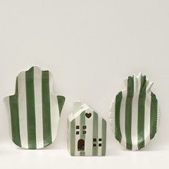 OPJET PARIS Striped Dish Voto 17cm