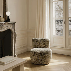 OPJET PARIS Armchair In leopard Print Eve 71cm