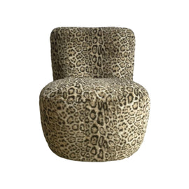 OPJET PARIS Armchair In leopard Print Eve 71cm