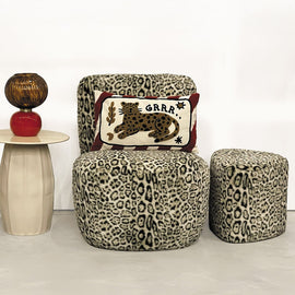 OPJET PARIS Armchair Eve Leopard Print